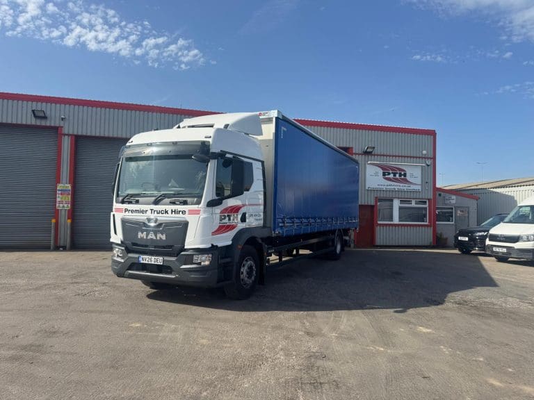 New Arrival: MAN TGM 18T Curtainsider Joins the Premier Truck Hire Fleet